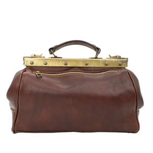 bupell Arzttasche Vico aus zertifiziertem pflanzlich gegerbten Leder - Handgemacht in Italien