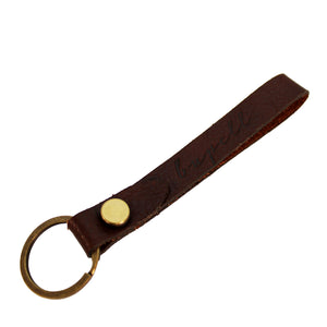 bupell Schlüsselanhänger aus zertifiziertem pflanzlich gegerbten Leder - Handgemacht in Italien